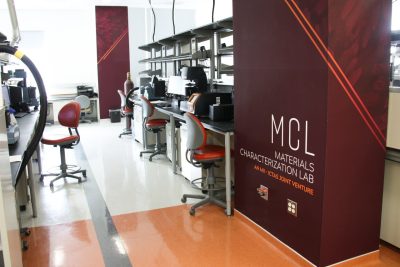 Materials Characterization Lab space
